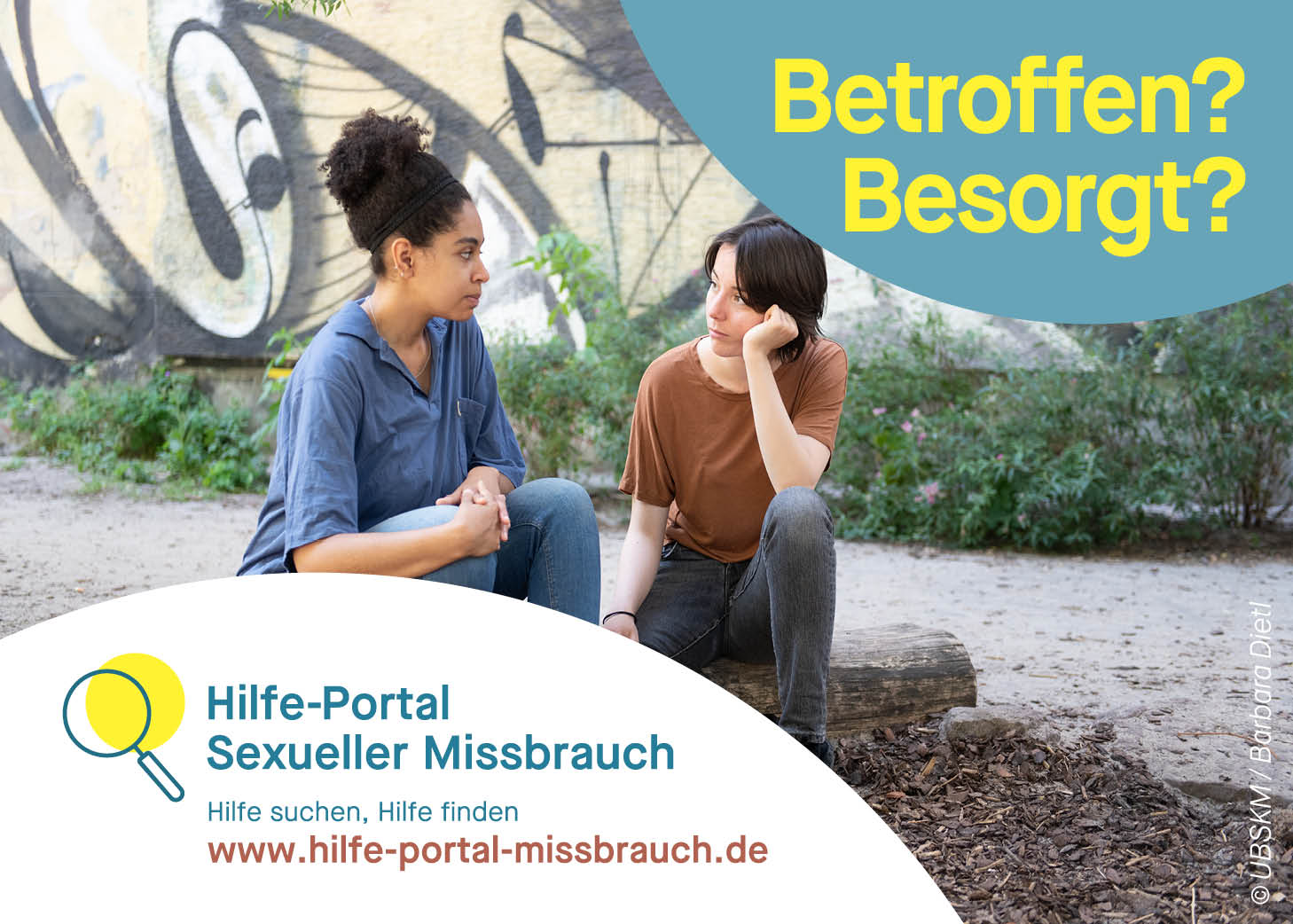 Hilfe-Portal Sexueller Missbrauch: www.hilfe-portal-missbrauch.de