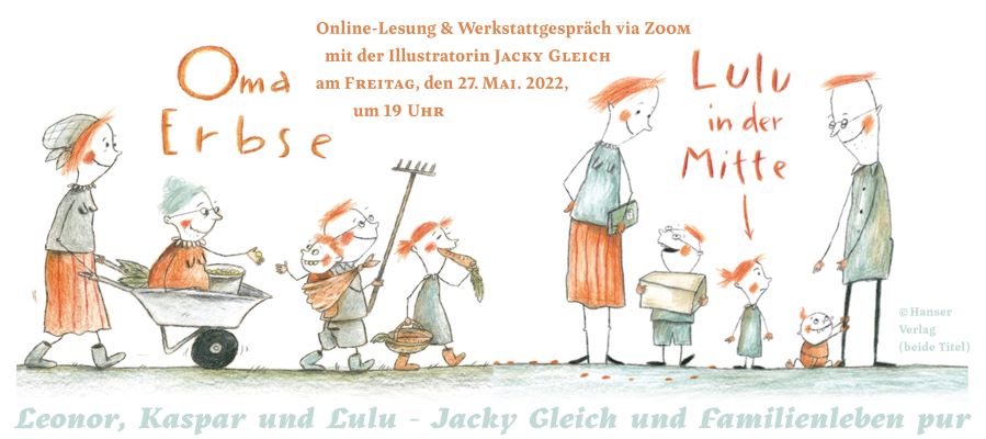 Online-Lesung mit Jacky Gleich (27.05.2022)