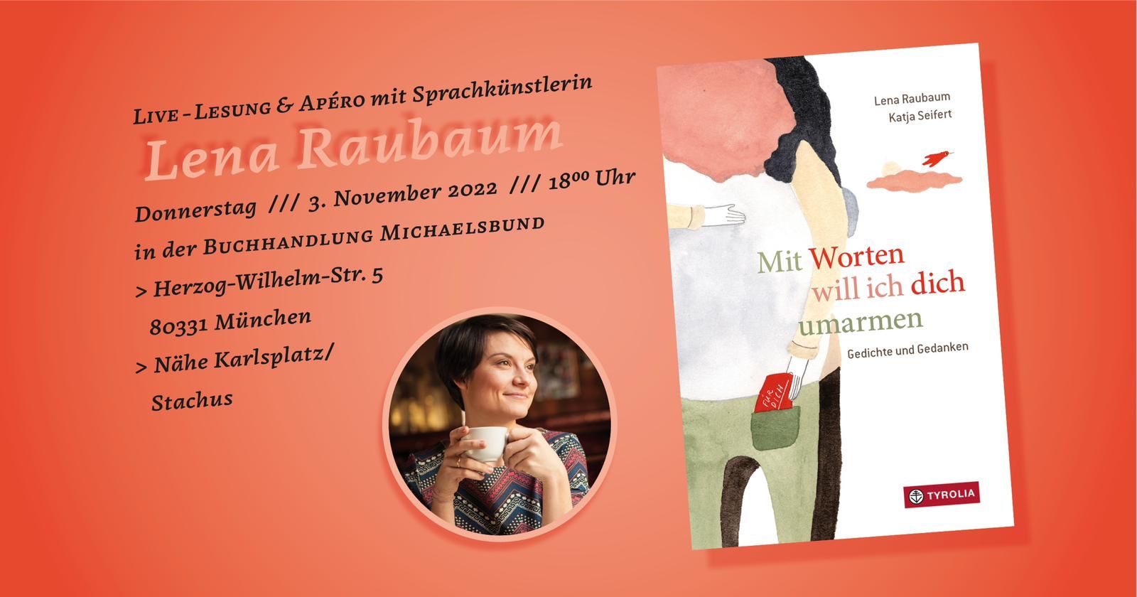 Live-Lesung mit Lena Raubaum (03.11.2022, München)