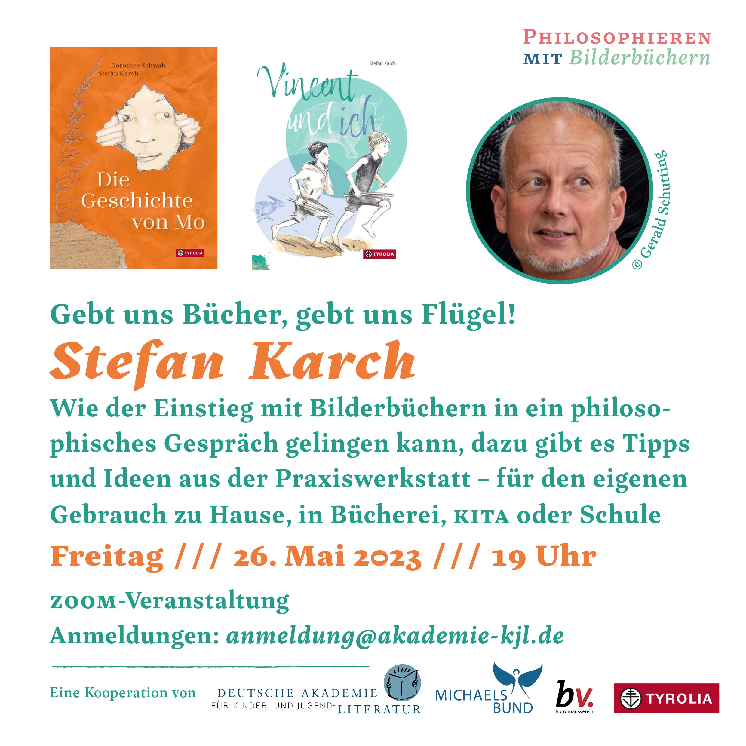 Philosophieren mit Bilderbüchern | Stefan Karch | Online-Gespräch am 26.05.2023