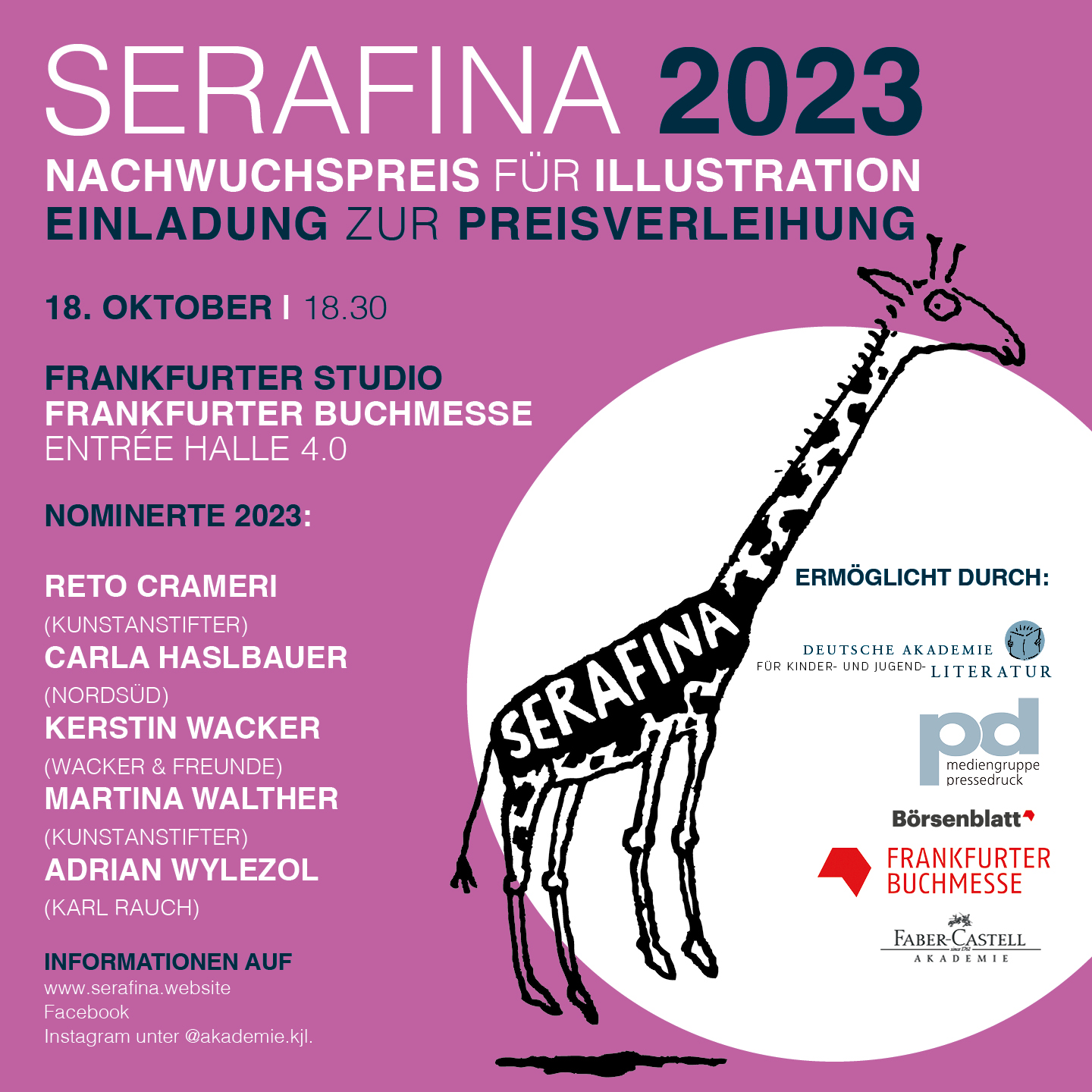 Serafina 2023 - Einladung