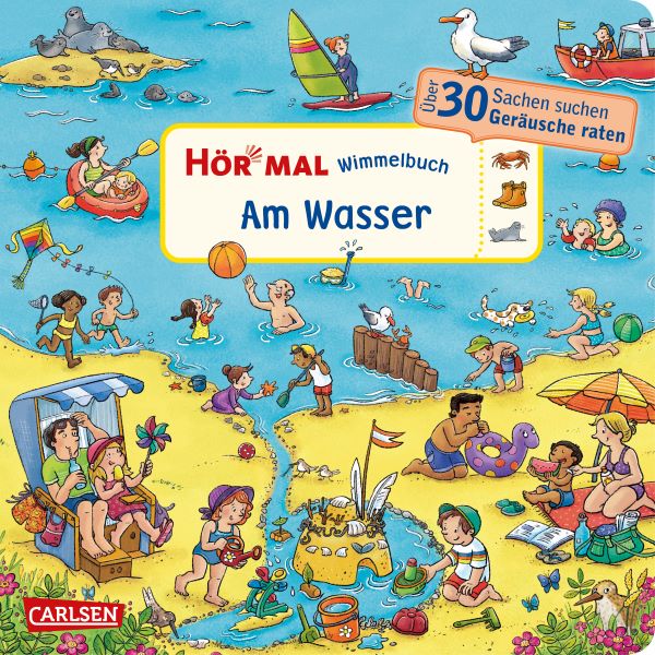 Hoffmann: Am Wasser - Hör mal Wimmelbuch (Carlsen 2023)