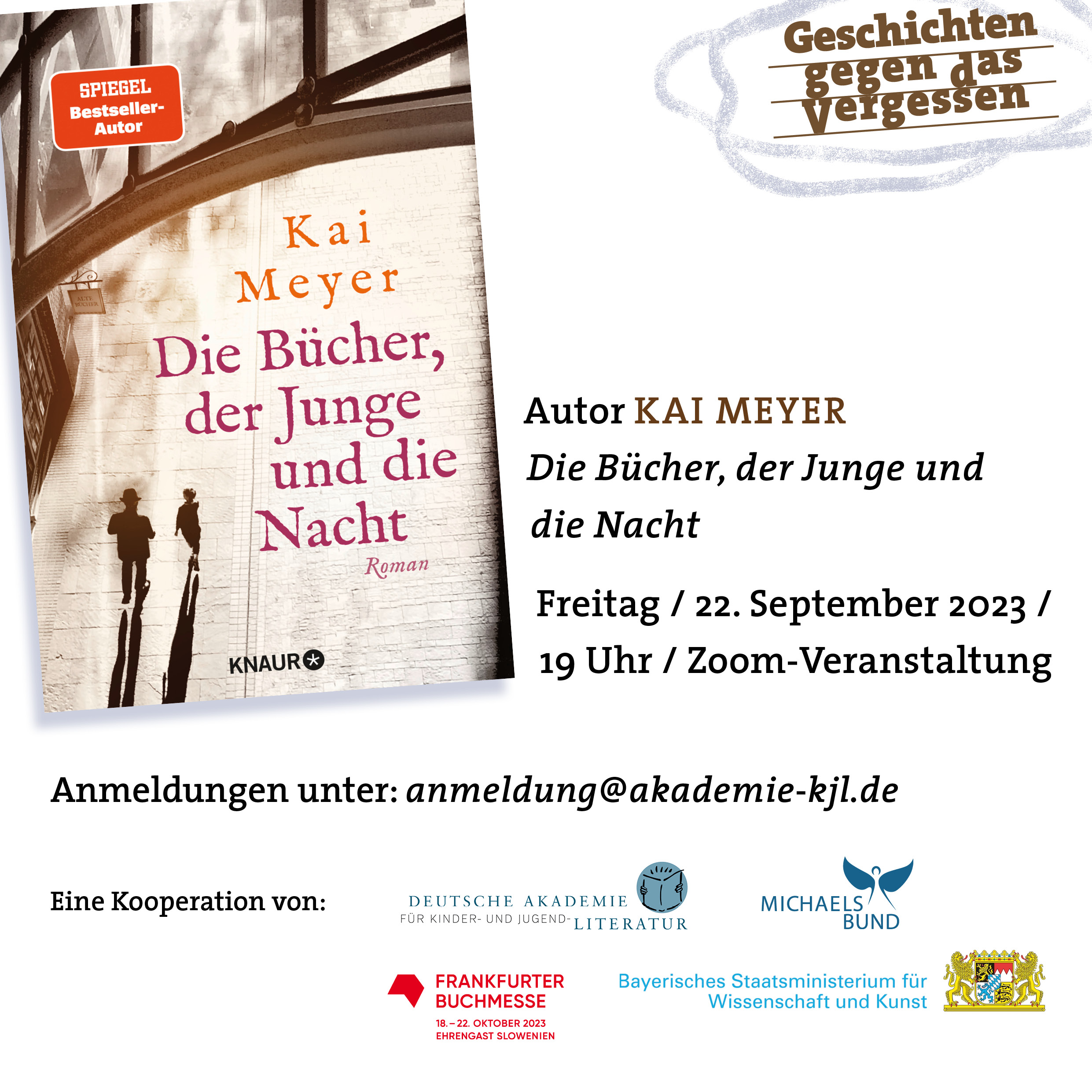Online-Lesung mit Kai Meyer (22.09.2023)
